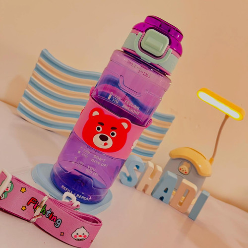 بطری آب طرح(کرومی,ملودی،کیتی،تدی)با رنگبندی