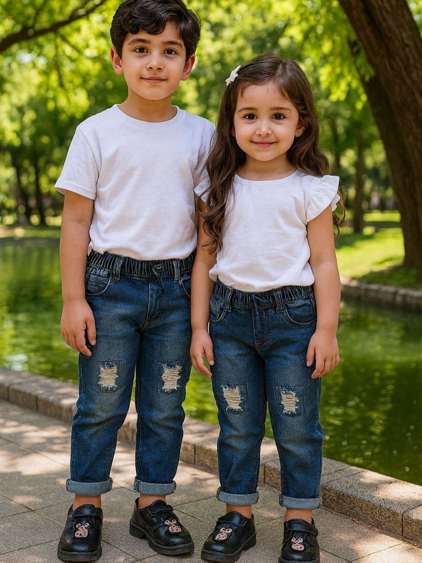 شلوار لی مام زاپدار سایز ۵۵ تا ۹۰